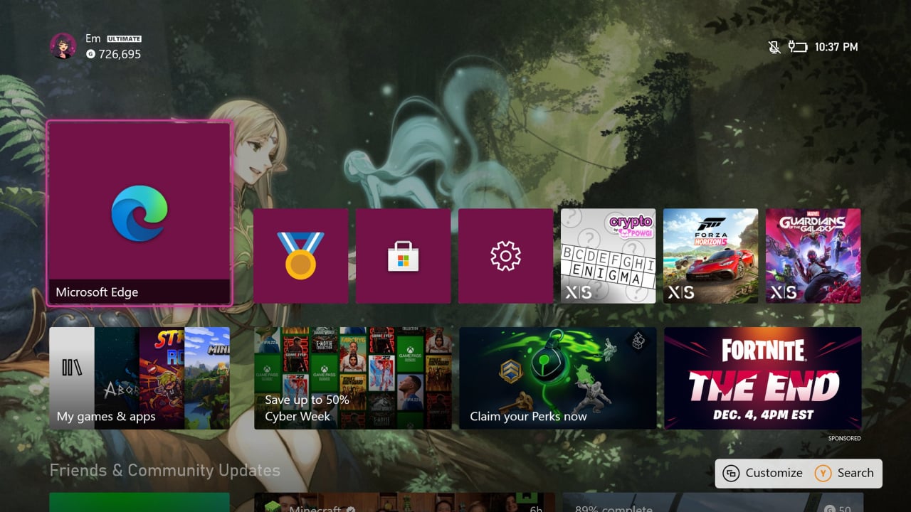 How To Use Custom Images As Backgrounds On Xbox One And Xbox Series XS