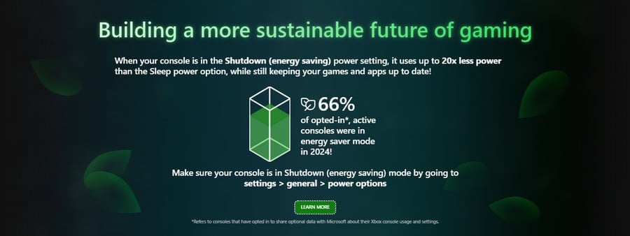 34% Of Xbox Users Still Don't Use The 'Energy Saving' Option In 2024 2