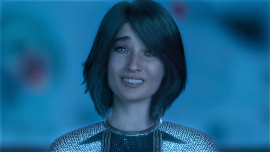 Cortana as seen in the live-action Halo