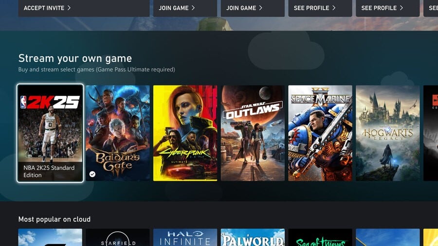 Xbox Introduces 'Stream Your Own Game' Feature With 50 Titles Supported At Launch