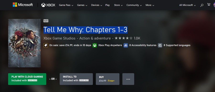 Game Pihak Pertama Xbox 'Tell Me Why' sekarang bebas untuk diklaim untuk semua orang 2