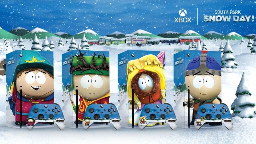 Microsoft's Latest Xbox Giveaway Features Four Unique South Park: Snow Day! Consoles