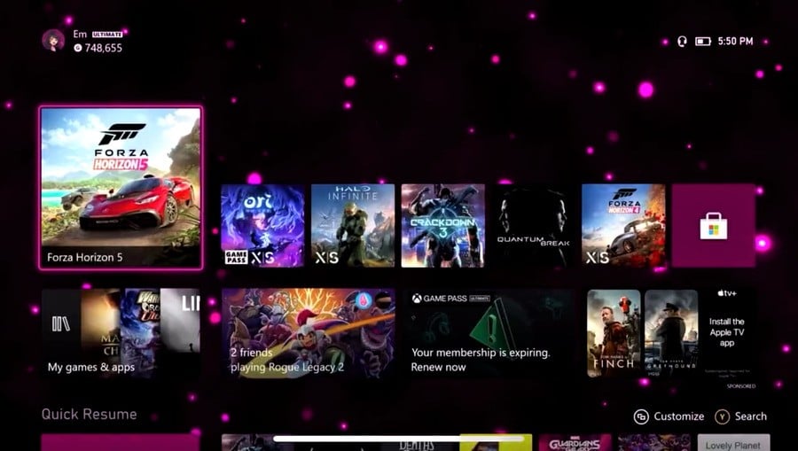 Xbox Resolves Pesky Dashboard Game Boot Issue With QoL Update