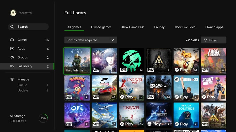 Mise à jour Xbox de septembre