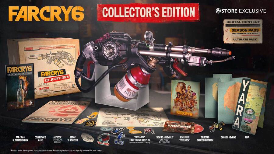 The Far Cry 6 Collector's Edition Includes A Freakin' Flamethrower