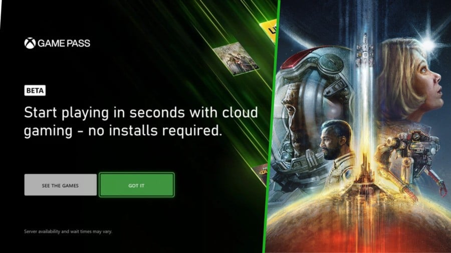 Xbox Cloud Gaming Adds 'Wait Times' In Response To Extreme Starfield Demand