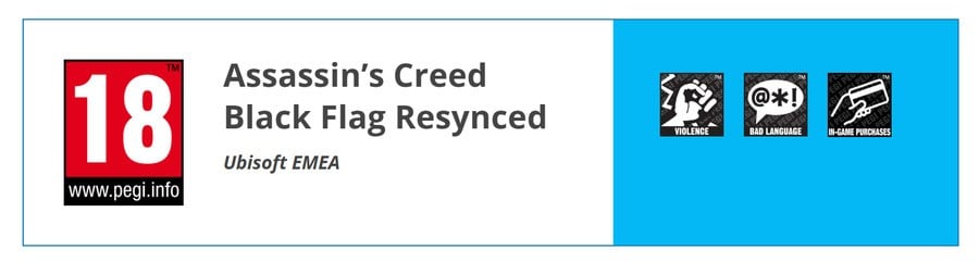 Parece que o remaster do Assassin's Creed Black Flag pode ser revelado em breve, já que ele ganhou sua classificação indicativa.