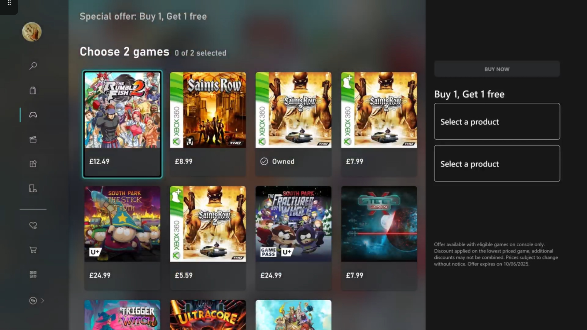 O Xbox está realizando mais uma de uma das suas mais amadas promoções de sua loja oficial, a "compre um, ganhe um".
