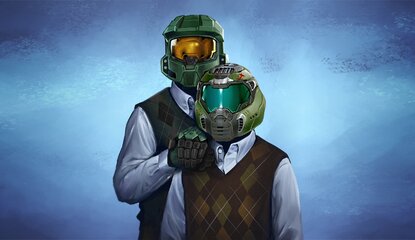 Xbox Actually 'Commissioned' This Insane Halo & DOOM Crossover Portrait