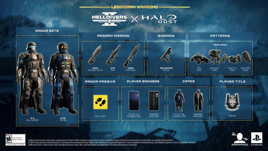 Xbox & PlayStation Reveal Full List Of Halo Content Coming To Helldivers 2