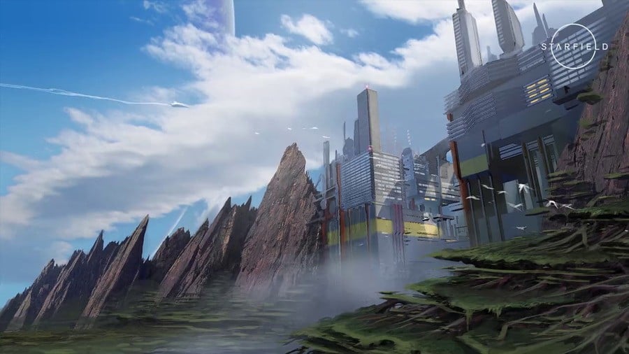 Bethesda Shares Starfield Concept Art Clip Showing 'New Atlantis'