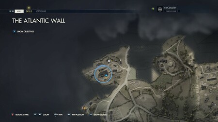 Sniper Elite 5 Mission 1 Locais colecionáveis: The Atlantic Wall 42