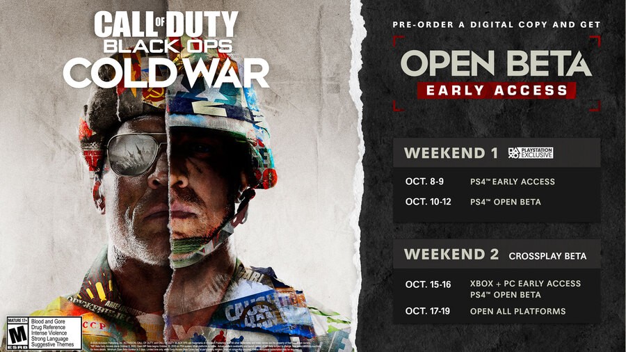 call of duty cold war beta dates