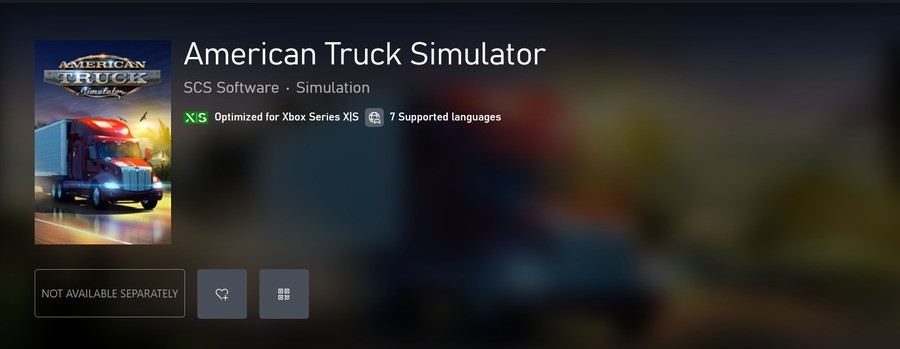 American Truck Simulator Xbox