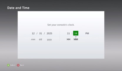 Xbox 360 User Shows What'll Happen When It Reaches Date Limit On December 31st, 2025