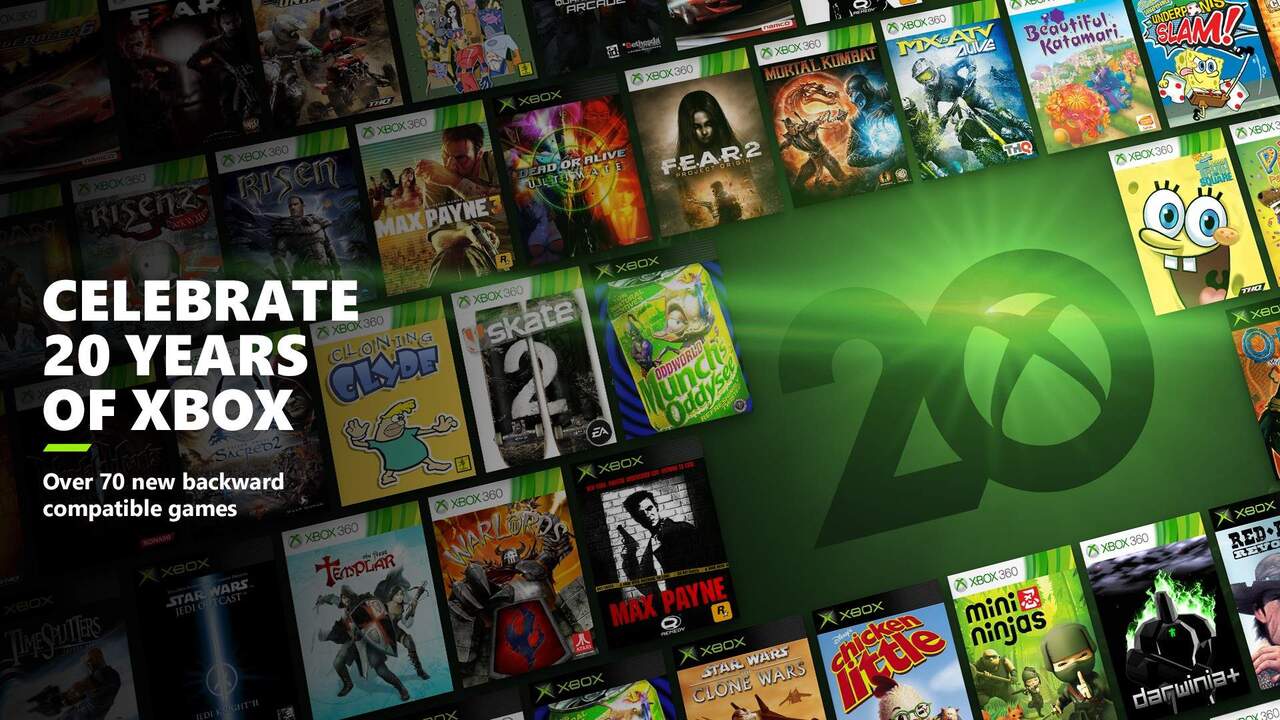 Xbox は「数年」にわたり、最近の下位互換性のあるタイトルのバッチに取り組んできました