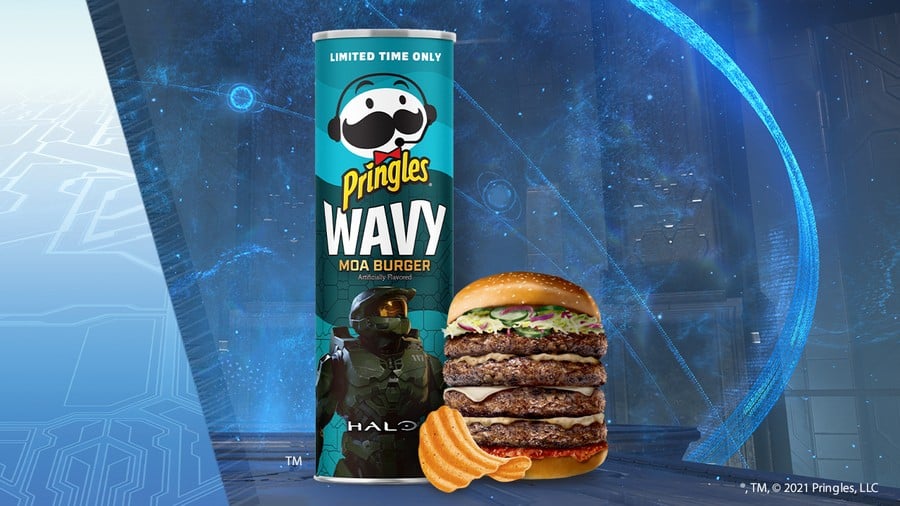 Halo Pringle Moa Burger Flavour Limited Time