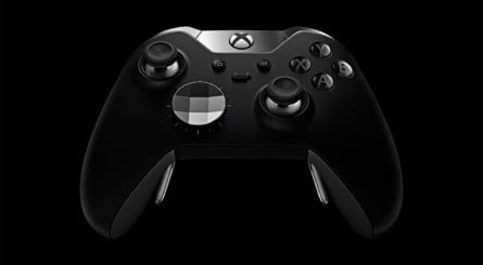 Xbox Elite Controller Front Tilt Blackbg Rgb