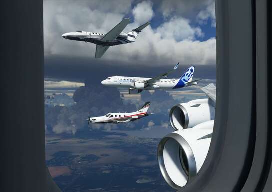 Terror in the Air PC CD-Rom Video Game Microsoft Flight Simulator