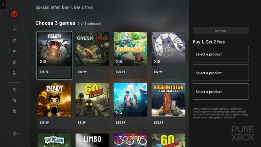 Huge List Of Indie Games Available In Xbox's New 'Buy One, Get Two Free' Sale