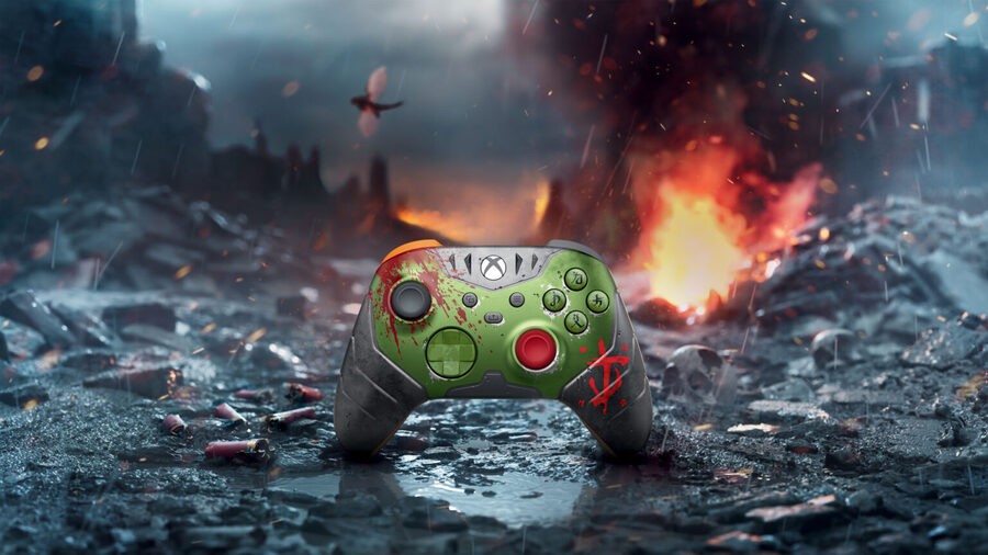 Xbox DOOM: The Dark Ages Controller, Xbox Series X Wrap (Limited Edition) 2