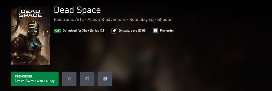 O novo Dead Space custa US $ 70, mas é mais barato com o Xbox Game Pass 2