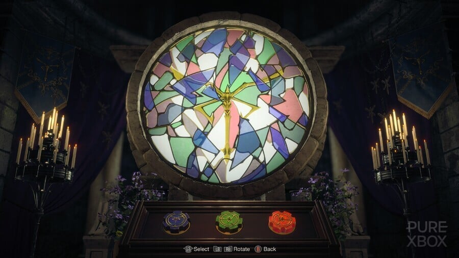 Resident Evil 4 Remake Stained Glass Window Puzzle