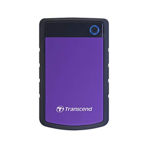 Transcend 2 TB StoreJet 25H3, 2.5 Inch, USB 3.1, Shock Resistent