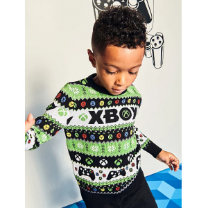 Xbox Green Fairisle Knitted Christmas Jumper