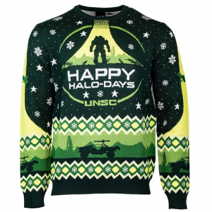 Official Halo ‘Happy Halo-Days’ Christmas Jumper - L