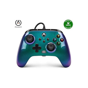 PowerA Enhanced Wired Controller for Xbox Series X|S - Aurora Borealis (Amazon Exclusive)