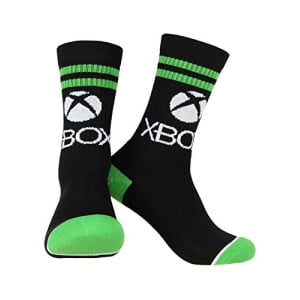 Xbox Socks Gaming Console Logo Adult Crew Socks 1 Pair