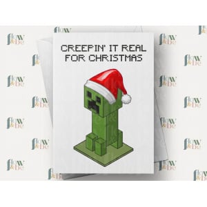 Minecraft Christmas Card