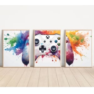 A4 Xbox Art Prints Set Of 3