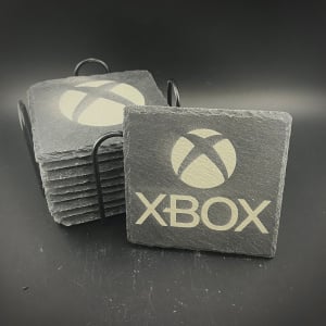 Xbox Branded Engraved Slate Coasters