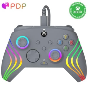 PDP AFTERGLOW XBX WAVE WIRED Controller GREY for Xbox Series X|S, Xbox One