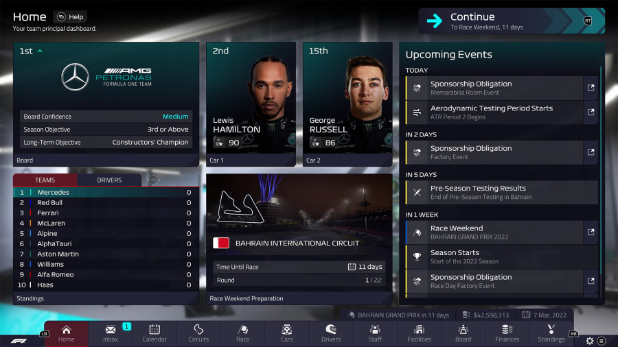 F1 Manager 2022 Review - Screenshot 2 of 3