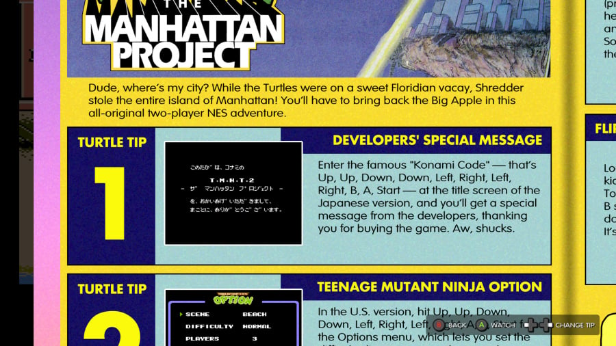 Teenage Mutant Ninja Turtles: The Cowabunga Collection Review - Screenshot 1 of 4