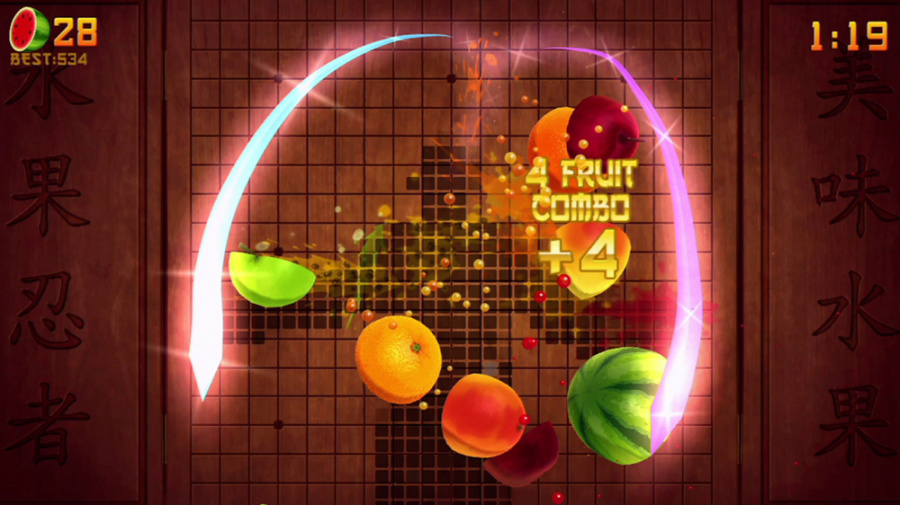fruit ninja kinect 2 xbox 360