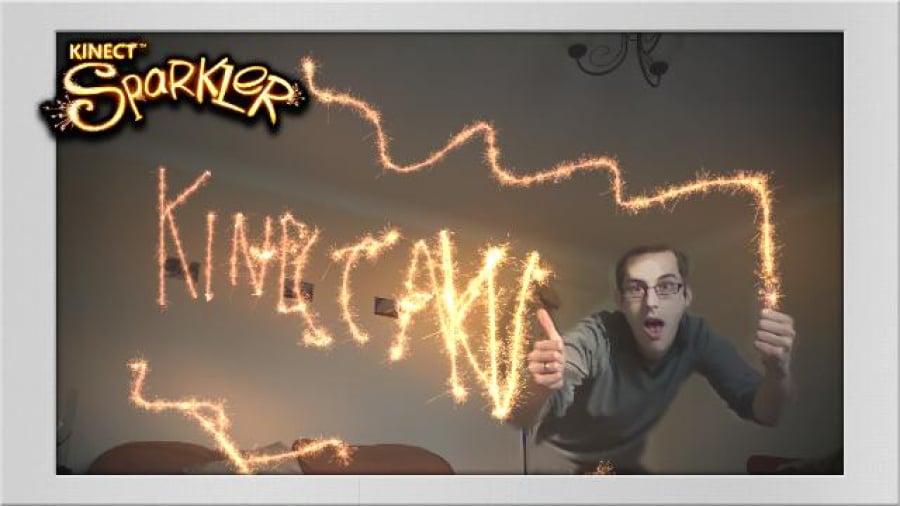 Kinect Fun Labs: Kinect Sparkler Review - Screenshot 2 of 2