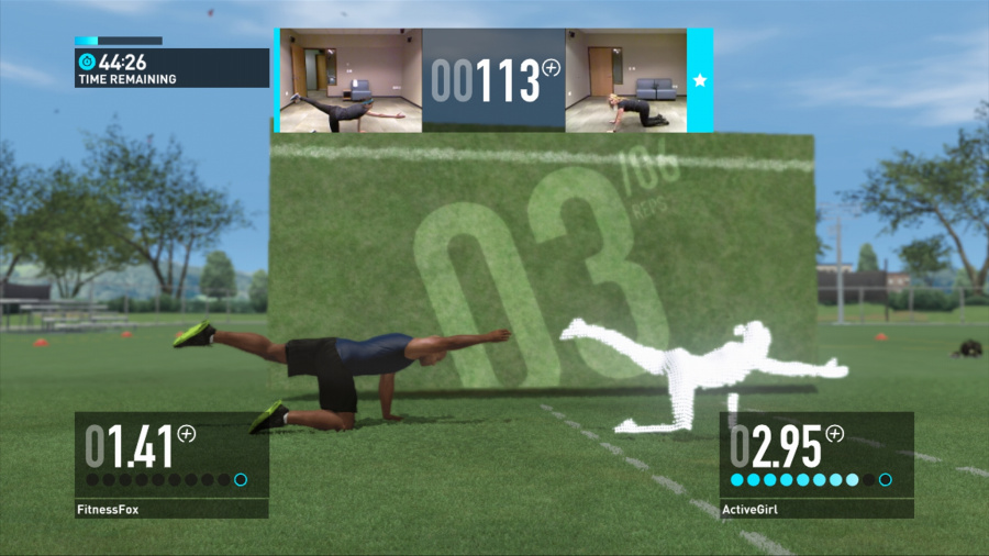 Nike+ Kinect Training Screenshot