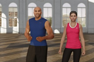 Nike+ Kinect Training Screenshot