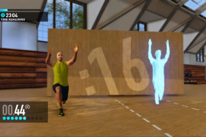 Nike+ Kinect Training Screenshot