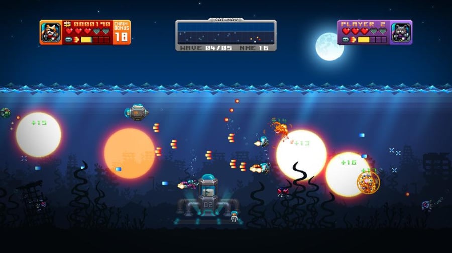 Aqua Kitty - Milk Mine Defender Review - Screenshot 2 of 5