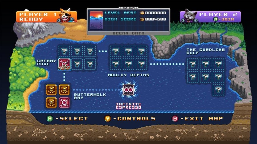 Aqua Kitty - Milk Mine Defender Review - Screenshot 1 of 4
