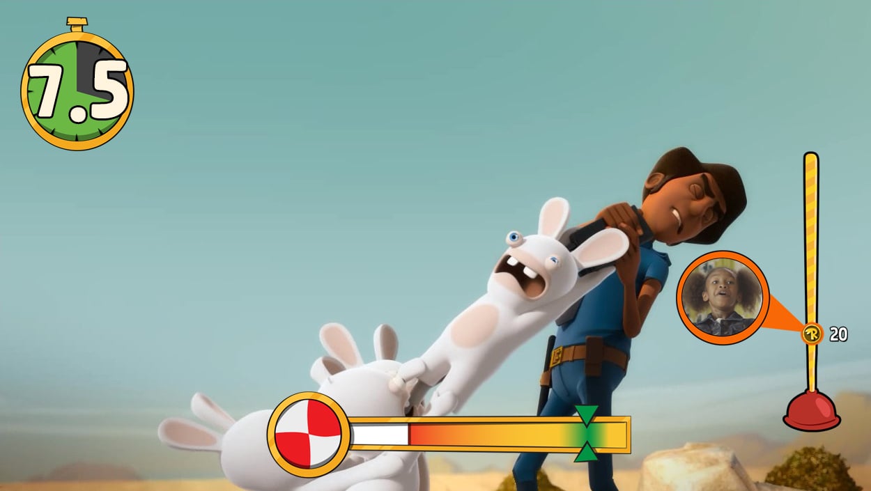 Gate Mediator physically Rabbids Invasion: The Interactive TV Show Review | Xbox One Reviews