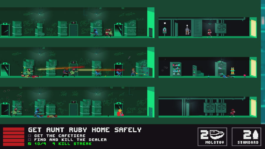 Not a Hero: Super Snazzy Edition Review - Screenshot 3 of 4